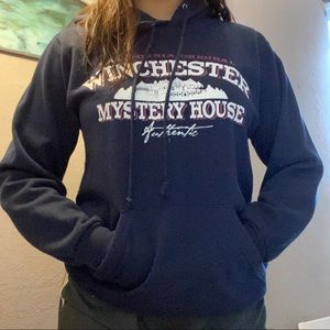 Winchester navy hoodie